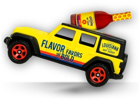 Louisiana Hot Sauce Jeep