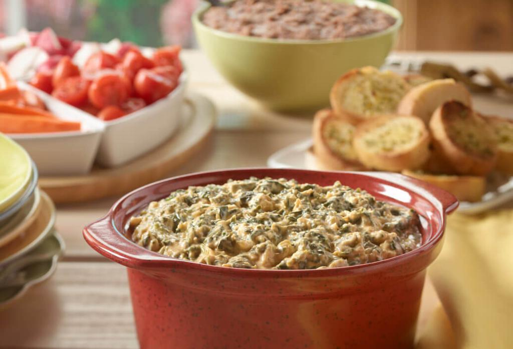 Spicy Spinach Dip Louisiana Hot Sauce