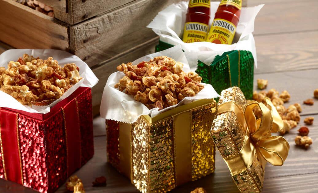 Caramel Bacon Popcorn - Louisiana Hot Sauce