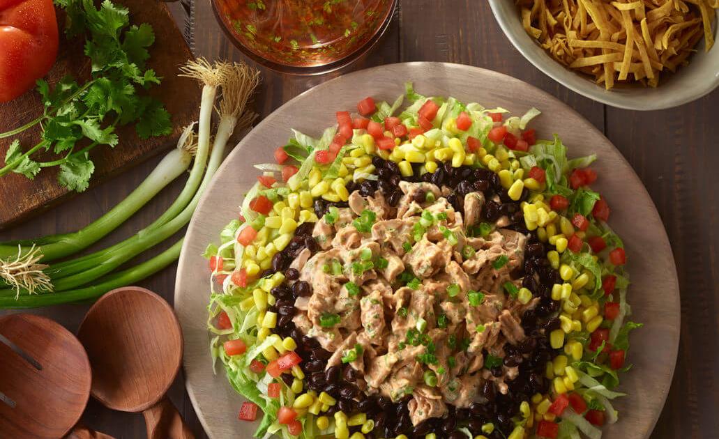 Southwest Chicken Salad - Louisiana Hot Sauce