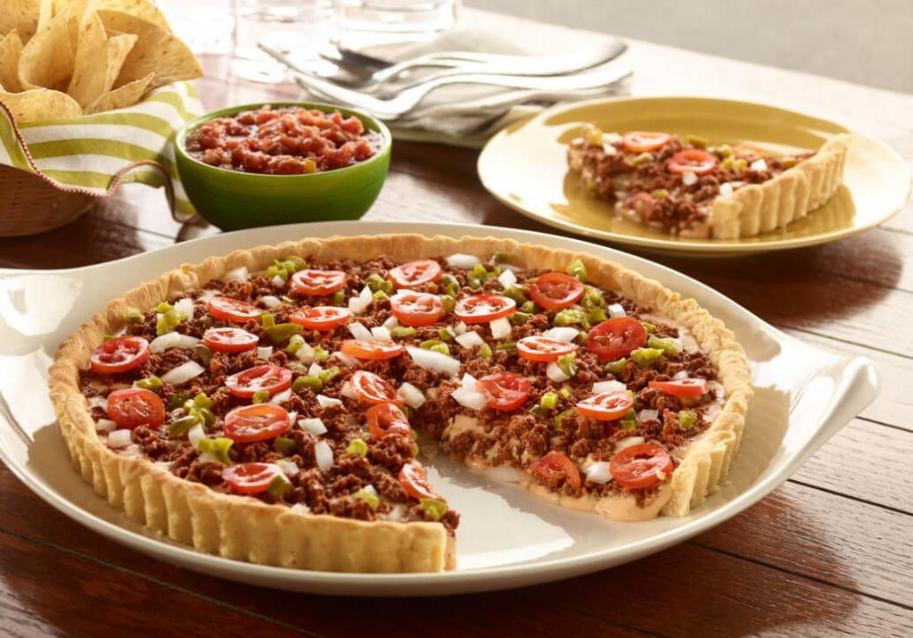 Spicy Queso Sausage Tart Louisiana Hot Sauce