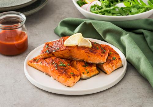 BBQ Broiled Salmon