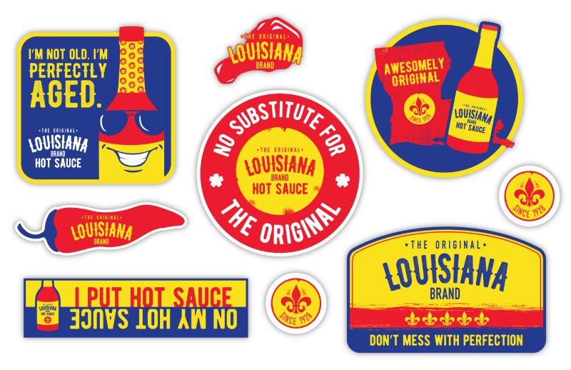 Louisiana Hot Sauces Illustration – The Collective Shop