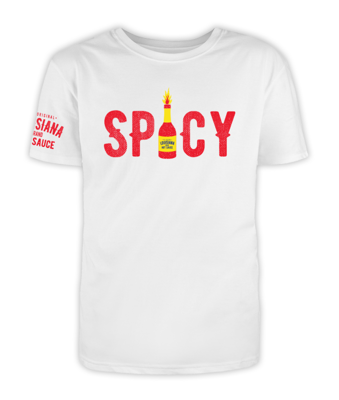 The Original Louisiana Hot Sauce Logo Label T Shirt
