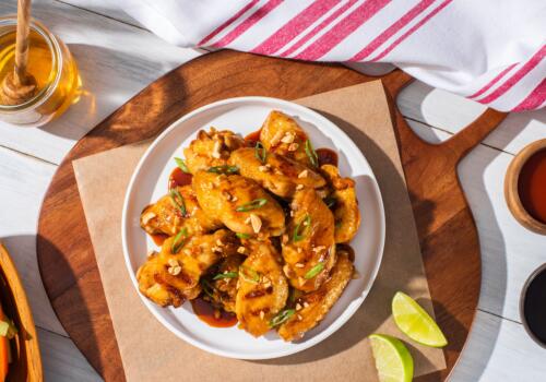Grilled Spicy Honey Lime Wings