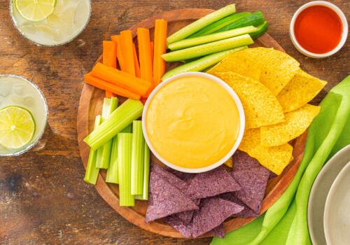 Quick and Easy Spicy Nacho Cheese Dip recipe