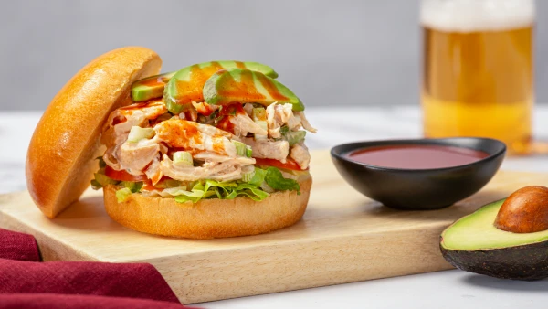 Spicy Ranch Chicken Salad Sandwiches