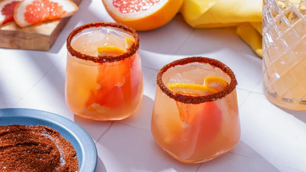 Chipotle Grapefruit Margaritas