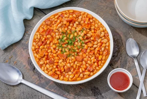 Easy Hot Honey Baked Beans recipe