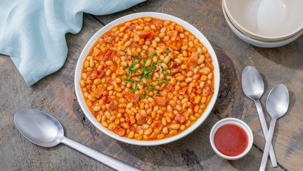 Easy Hot Honey Baked Beans