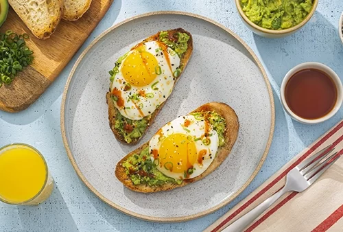 Avocado Toast with Fried Egg and Everything Bagel Seasoning recipe