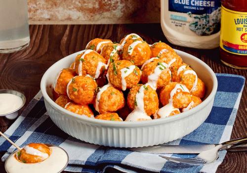 Buffalo Chicken Party Meatballs