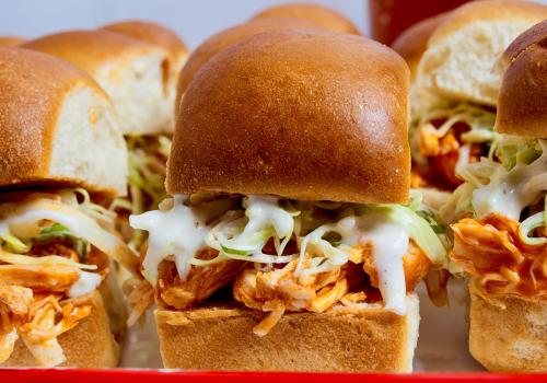 Hot Chicken Sliders recipe